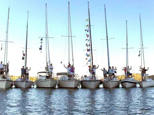Summer Sailstiace - serious raft-up ©  SW
